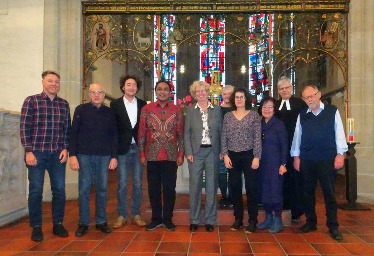 Gruppenfoto in der Stadtkirche